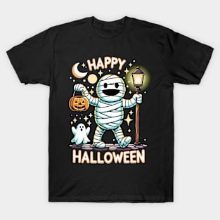 Unique 'Happy Halloween' design T-Shirt